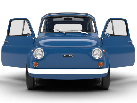 Fiat 500L 1969 HQ 3D Model
