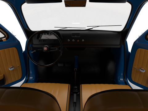 Fiat 500L 1969 HQ 3D 모델