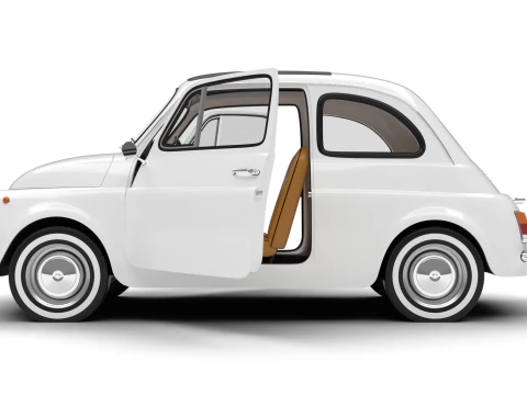 Fiat 500L 1969 Genel Merkez 3D Model