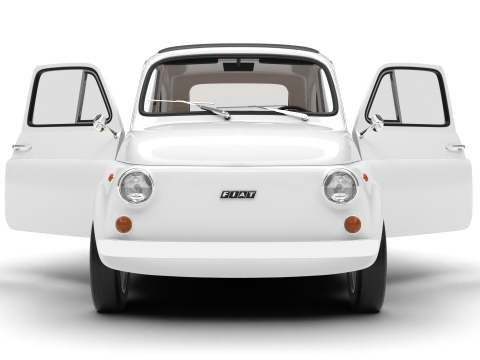 Fiat 500L 1969 HQ 3D Model