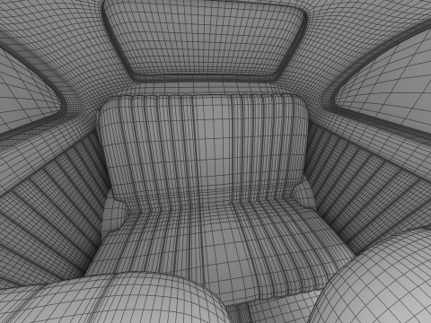 Fiat 500L 1969 HQ 3D Model