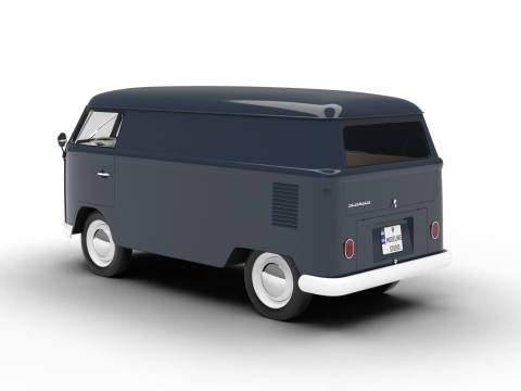 Volkswagen T1 Panel Van 1950 3D Model