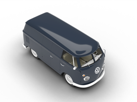 Volkswagen T1 Panel Van 1950 3D Model