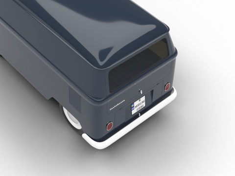Volkswagen T1 Panel Van 1950 3D Model