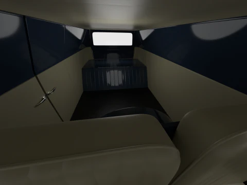 Volkswagen T1 Panel Van 1950 3D Model