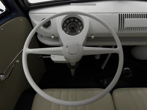 Volkswagen T1 Panel Van 1950 3D Model
