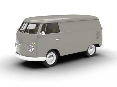 Volkswagen T1 Panel Van 1950 3D Модель