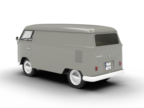 Volkswagen T1 Panel Van 1950 3D Model