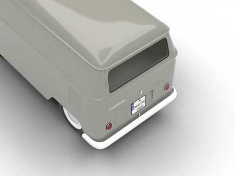 Volkswagen T1 Panel Van 1950 3D Model