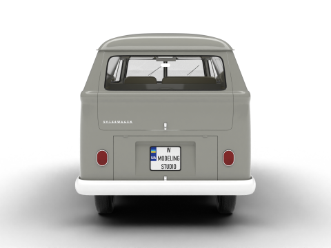 Volkswagen T1 Panel Van 1950 3D Model