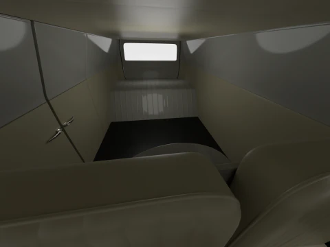 Volkswagen T1 Panel Van 1950 3D Model