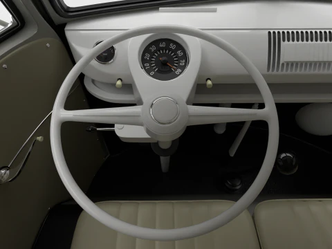 Volkswagen T1 Panel Van 1950 3D Model