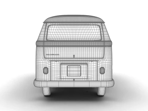 Volkswagen T1 Panel Van 1950 3D Model