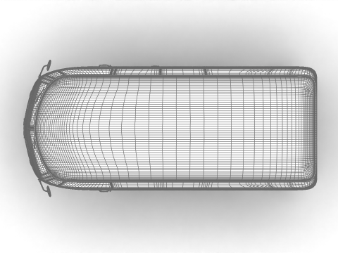Volkswagen T1 Panel Van 1950 3D Model