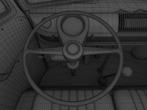 Volkswagen T1 Panel Van 1950 3D Model
