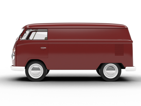 Volkswagen T1 Panel Van 1950 Model 3D