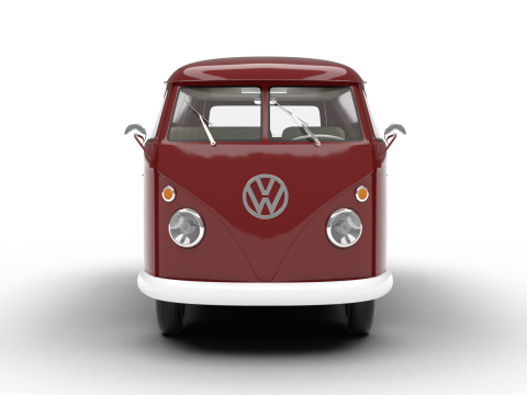 Volkswagen T1 Panel Van 1950 Model 3D