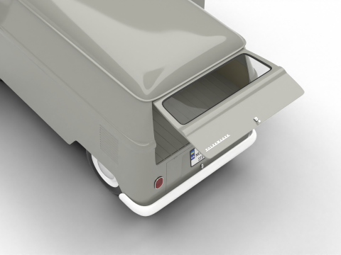 Volkswagen T1 Panel Van 1950 HQ Modelo 3D