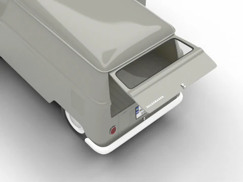 Volkswagen T1 Panel Van 1950 HQ 3D Model