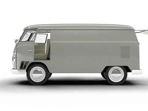 Volkswagen T1 Panel Van 1950 HQ 3D Model
