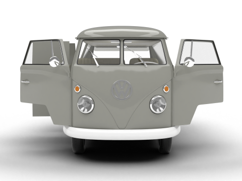 Volkswagen T1 Panel Van 1950 HQ Modelo 3D