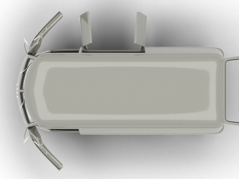 Volkswagen T1 Panel Van 1950 HQ Modelo 3D