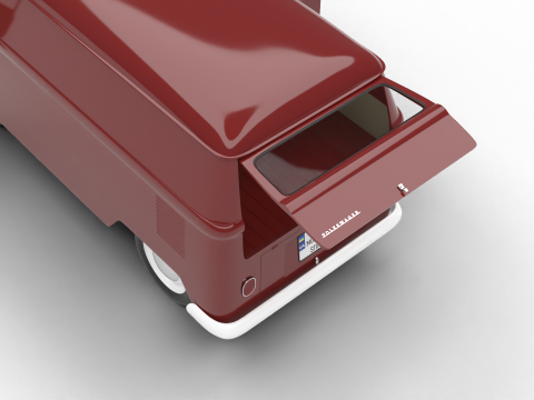 Volkswagen T1 Panel Van 1950 HQ 3D मॉडल