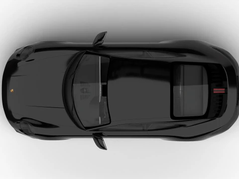 Porsche 911 Carrera 4 GTS 2025 3D Model