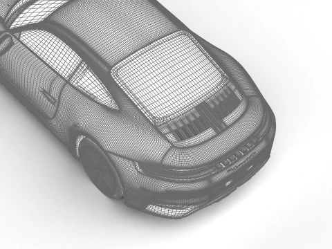 Porsche 911 Carrera 4 GTS 2025 3D Model