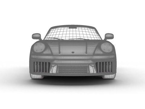 Porsche 911 Carrera 4GTS 2025 3D Model
