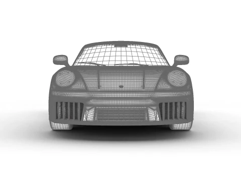 Porsche 911 Carrera 4 GTS 2025 3D Model