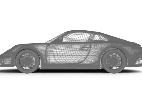 Porsche 911 Carrera 4GTS 2025 3D Model