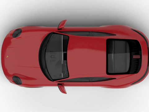 Porsche 911 Carrera 4GTS 2025 3D Model