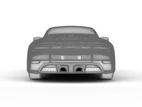 Porsche 911 Carrera 4GTS 2025 3D Model