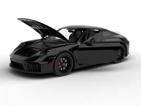Porsche 911 Carrera 4GTS 2025 HQ 3D-Modell