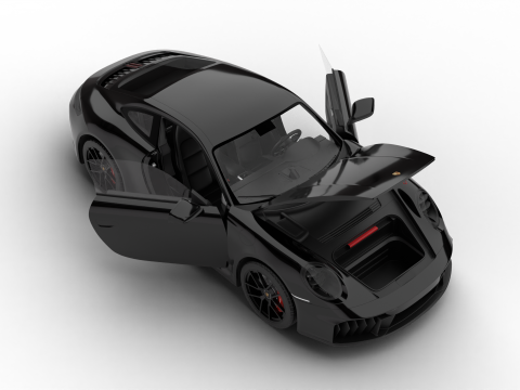 Porsche 911 Carrera 4GTS 2025 HQ 3D Модель