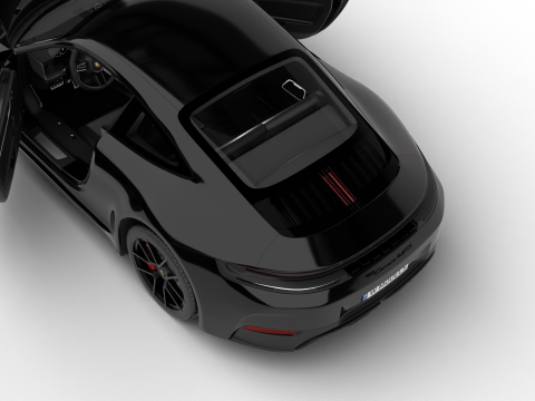 Porsche 911 Carrera 4GTS 2025 HQ 3D Модель