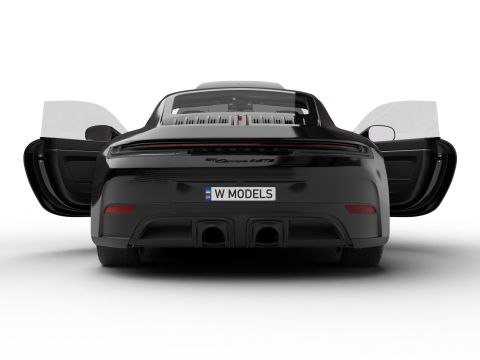 Porsche 911 Carrera 4GTS 2025 HQ 3D Модель