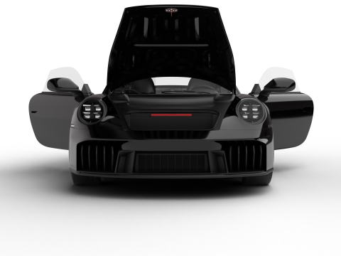 Porsche 911 Carrera 4GTS 2025 HQ 3D Модель