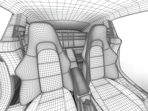 Porsche 911 Carrera 4GTS 2025 HQ 3D Модель