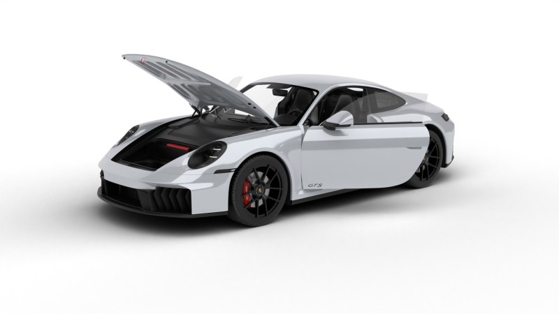 Porsche 911 Carrera 4GTS 2025 HQ 3D Model .c4d .max .obj .3ds .fbx .stl .blend