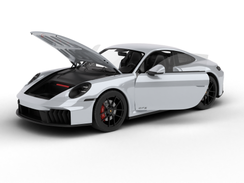 Porsche 911 Carrera 4GTS 2025 HQ 3D-Modell