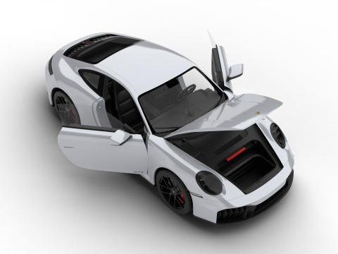 Porsche 911 Carrera 4GTS 2025 HQ 3D Model