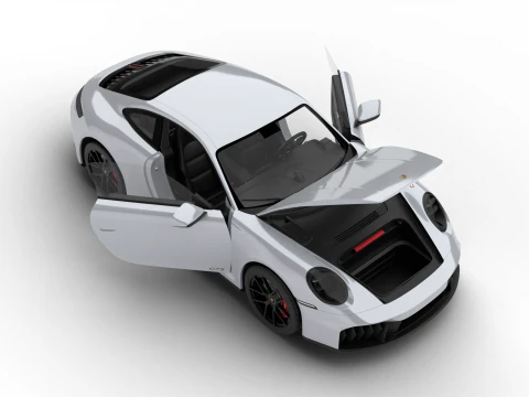 Porsche 911 Carrera 4 GTS 2025 Genel Merkez 3D Model