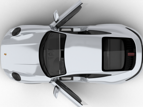 Porsche 911 Carrera 4GTS 2025 HQ 3D Model