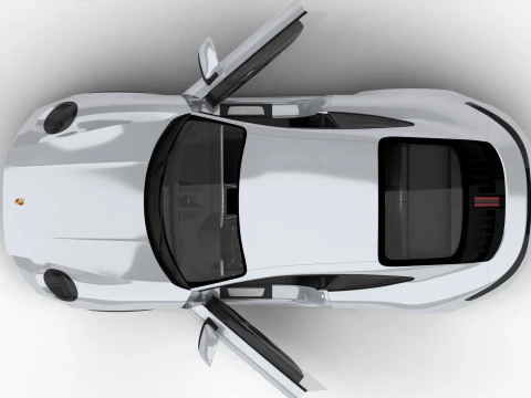 Porsche 911 Carrera 4 GTS 2025 Genel Merkez 3D Model