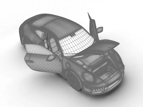 Porsche 911 Carrera 4 GTS 2025 Genel Merkez 3D Model