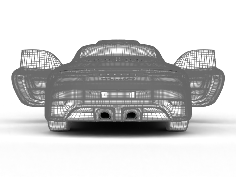 Porsche 911 Carrera 4GTS 2025 HQ 3D Model