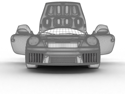 Porsche 911 Carrera 4GTS 2025 HQ 3D Model