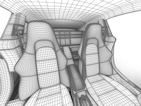 Porsche 911 Carrera 4 GTS 2025 Genel Merkez 3D Model